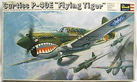 Revell 1/32 H283 Curtiss P-40E Flying Tiger